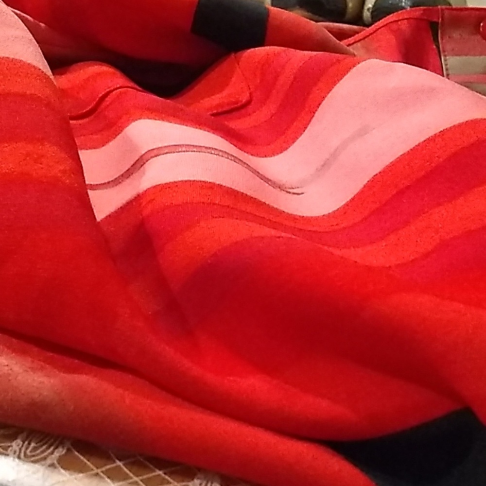 Notations Button Done Blouse Size L - image 7